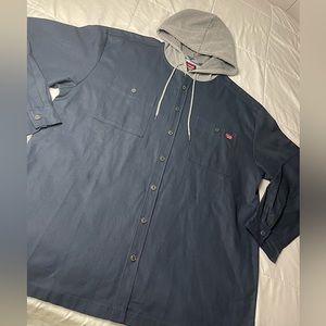 WRANGLER | Wrangler Men’s Canvas Button Down Coat | Size: 2X